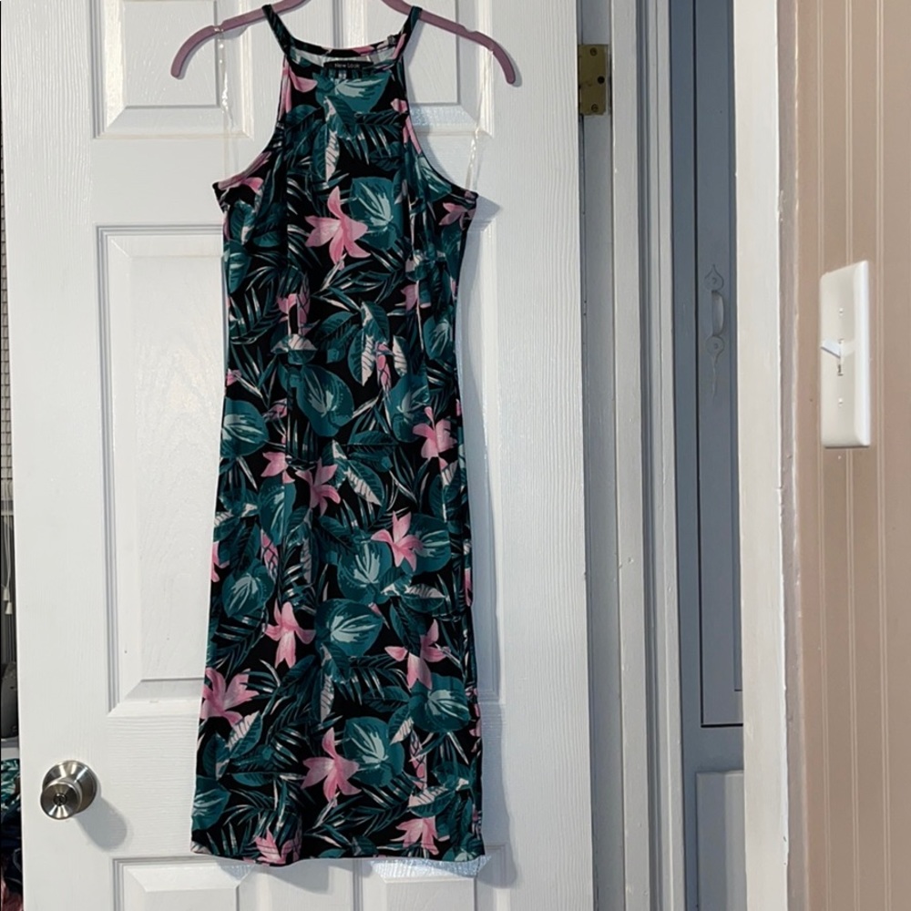 New look Tropical Midi Dress